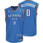 Camiseta Oklahoma City Thunder Westbrook #0 Azul