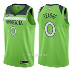 Camiseta Minnesota Timberwolves Jeff Teague #0 Statement 2017-18 Verde