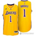 Camiseta Los Angeles Lakers Russell #1 Amarillo