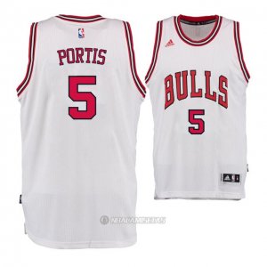 Camiseta Chicago Bulls Portis #5 Blanco