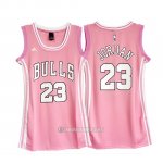 Camiseta Mujer Chicago Bulls Jordan #23 Rosa