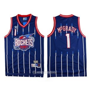 Camiseta Houston Rockets Mcgrady #1 Azul