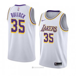 Camiseta Los Angeles Lakers Reggie Bullock #35 Association 2018-19 Blanco