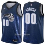 Camiseta Orlando Magic Gordon #00 Ciudad 2017-18 Azul