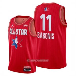 Camiseta All Star 2020 Indiana Pacers Domantas Sabonis #11 Rojo