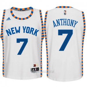 Camiseta New York Knicks Anthony #7 Blanco