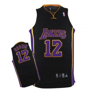 Camiseta Los Angeles Lakers Brown #12 Negro