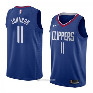 Camiseta Los Angeles Clippers Brice Johnson #11 Icon 2018 Azul