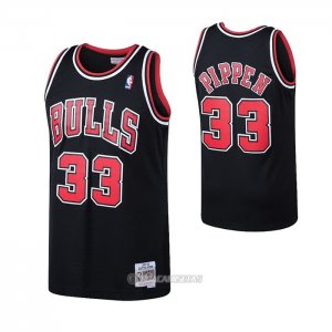 Camiseta Chicago Bulls Scottie Pippen #33 Mitchell & Ness 1997-98 Rojo
