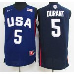 Camiseta USA 2016 Durant #5 Azul