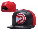 NBA Atlanta Hawks Sombrero Negro Rojo Blanco