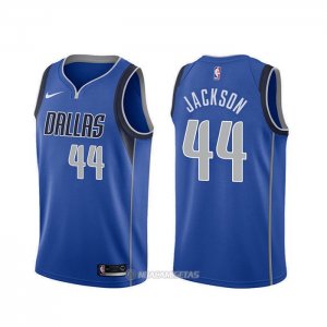 Camiseta Dallas Mavericks Justin Jackson #44 Icon Azul