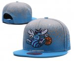 NBA Charlotte Hornets Sombrero Gris Azul