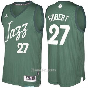 Camiseta Navidad Utah Jazz Rudy Gobert #27 Veder