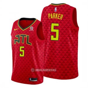 Camiseta Atlanta Hawks Jabari Parker #5 Statement Rojo