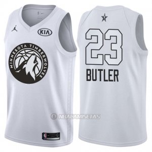 Camiseta All Star 2018 Timberwolves Jimmy Butler #23 Blanco