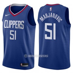 Camiseta Los Angeles Clippers Boban Marjanovic #51 Icon 2017-18 Azul