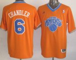 Camiseta Chandler New York Knicks #6 Naranja