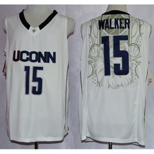 Camiseta NCAA Uconn Huskies Walker #15 Blanco