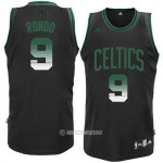 Camiseta Ambiente Boston Celtics Rondo #9 Negro