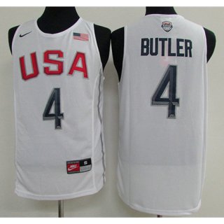 Camiseta USA 2016 Butler #4 Blanco