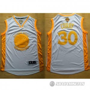 Camiseta Golden State Warriors Campeon Curry #30 Oro