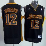 Camiseta Dwight Howard Los Angeles Lakers #12 Negro