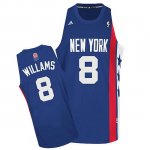 Camiseta ABA de Willams Brooklyn Nets #8 Azul