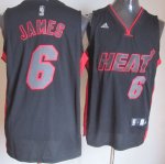Camiseta James Miami Heat #6 Negro