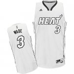 Camiseta Wade Miami Heat #3 Blanco