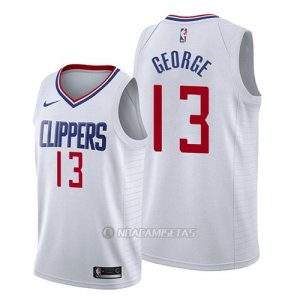 Camiseta Los Angeles Clippers Paul George #13 Association 2019 Blanco
