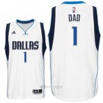 Camiseta Dia del Padre Dallas Mavericks Dad #1 Blanco