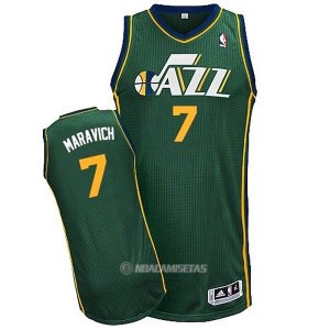 Camiseta Retro Utah Jazz Maravich #7 Verde