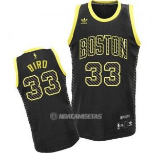 Camiseta Electricidad Moda Boston Celtics #33 Bird