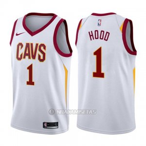 Camiseta Cleveland Cavaliers Rodney Hood #1 Association 2017-18 Blanco