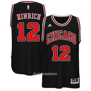 Camiseta Chicago Bulls Hinrich #12 Negro