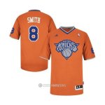 Camiseta Smith New York Knicks #8 Naranja