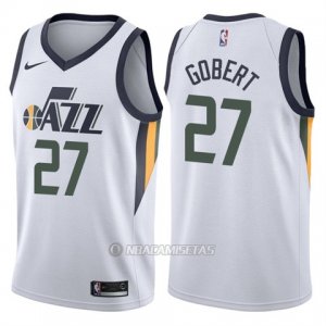 Camiseta Utah Jazz Association Rudy Gobert #27 2017-18 Negro