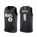 Camiseta Brooklyn Nets Jeff Green #8 Earned 2020-21 Negro