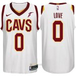 Camiseta Autentico Cleveland Cavaliers Love #0 2017-18 Blanco