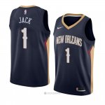 Camiseta New Orleans Pelicans Jarrett Jack #1 Icon 2018 Azul