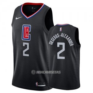 Camiseta Los Angeles Clippers Shai Gilgeous-Alexander #2 Statement 2019 Negro