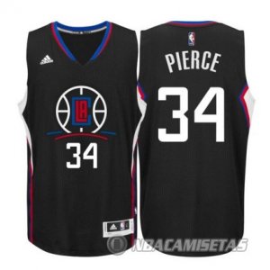 Camiseta Los Angeles Clippers Pierce #34 Negro