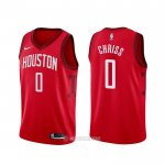 Camiseta Houston Rockets Marquese Chriss #0 Earned Rojo