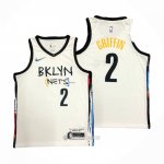 Camiseta Brooklyn Nets Blake Griffin #2 Ciudad 2020-21 Blanco