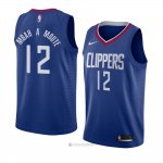 Camiseta Los Angeles Clippers Luc Mbah A Moute #12 Icon 2018 Azul