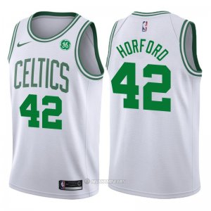 Camiseta Autentico Boston Celtics Horford #42 2017-18 Blanco