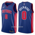 Camiseta Detroit Pistons Andre Drummond #0 Icon 2017-18 Azul