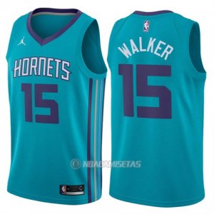 Camiseta Charlotte Hornets Nike Icon Kemba Walker #15 2017-18 Verde