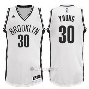 Camiseta Brooklyn Nets Young #30 Blanco